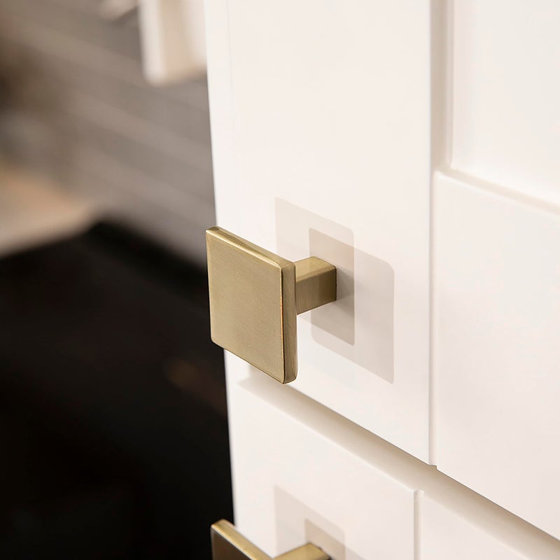 Hickory Hardware Solid Core Kitchen Cabinet Knobs, Luxury Cabinet and Dresser Knobs, Handle Pulls for Doors & Drawers, 1-1/4 Inch, Elusive Golden Nickel, Skylight Collection (Pack of 10) - Image 5